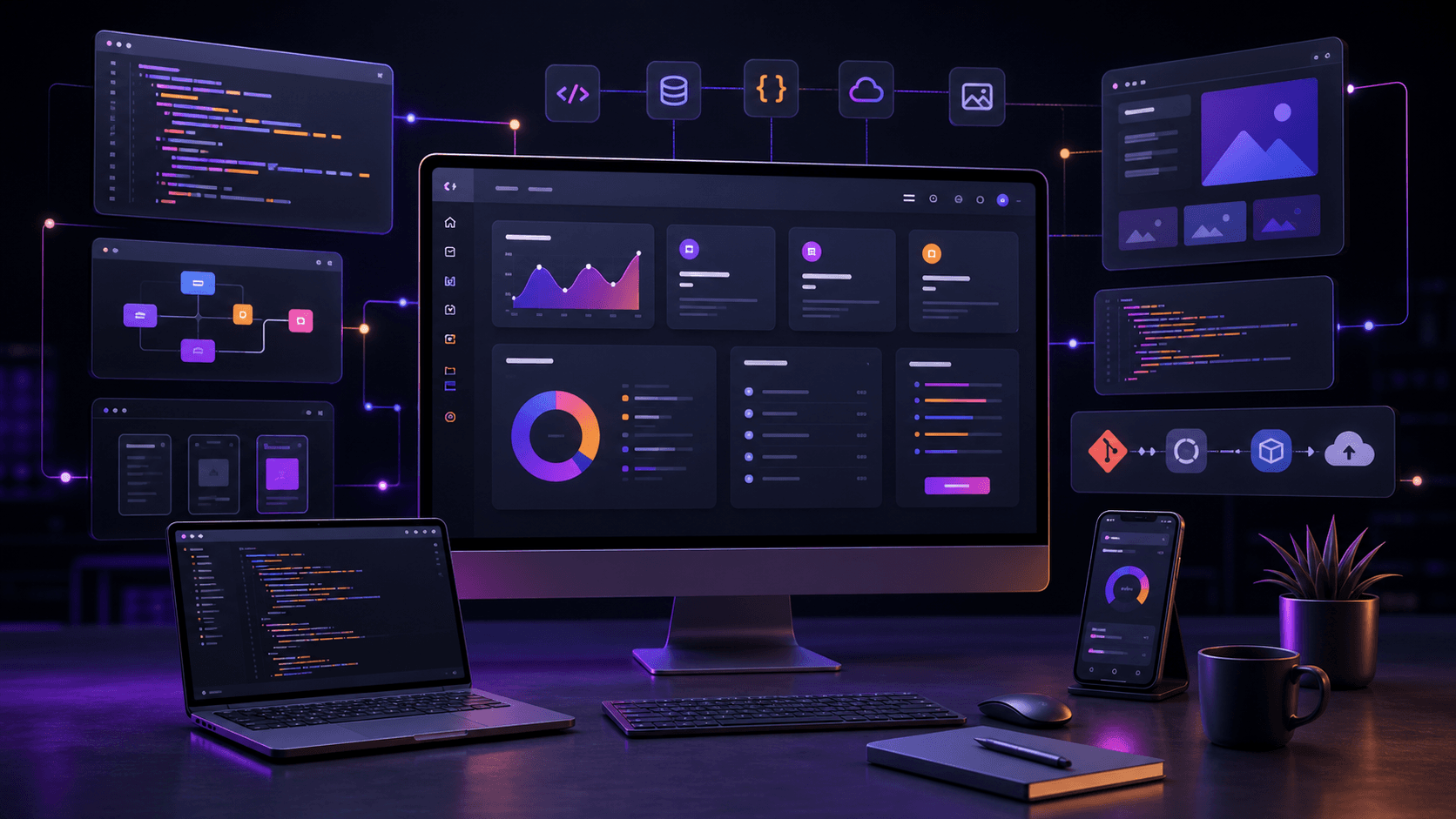 Custom Web Development service cover